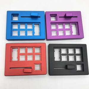 マイクロAl7075はブラシをかけられたCNCアルミニウム シャフトの部品を陽極酸化した
