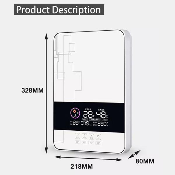 7000W Bathroom Instant Hot Water Heater For Shower Wall Mounted