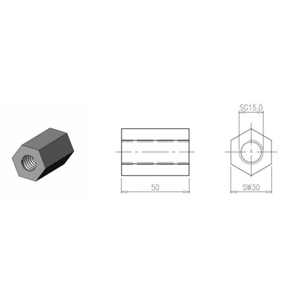 ForPro Concrete Formwork Accessories Galvanized Tie Rod With High Intensity