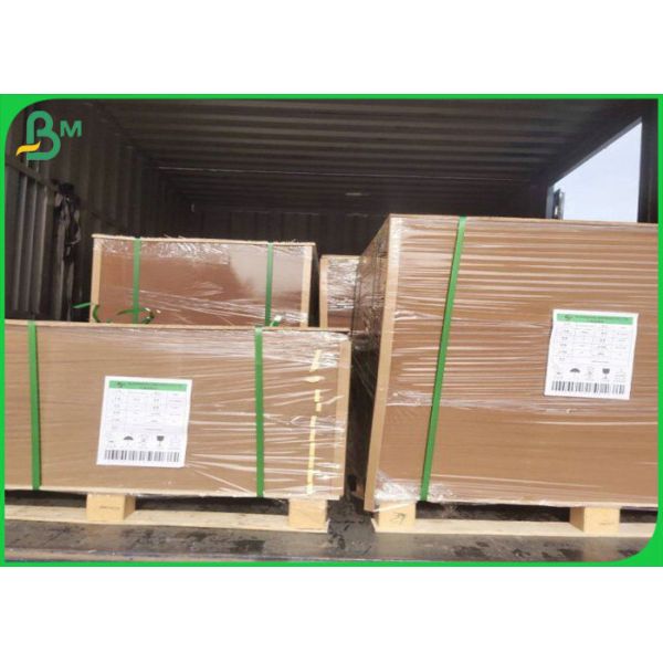 Direct Food Contact 300gsm Natural Brown Kraft Paper Board With FDA Approved