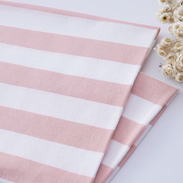 Чистый хлопчатобумажный проветриваемый джерси поглощающий полосатый материал ткань для футболки