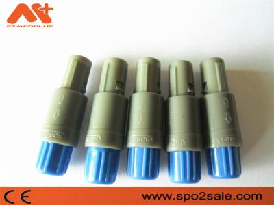 (S21M07-P05MJG0-527S) conector plástico do único entalhe do pino do impulso 5 da tração 1P, Grey Shell, luva azul, para 5,0 milímetros de cabo