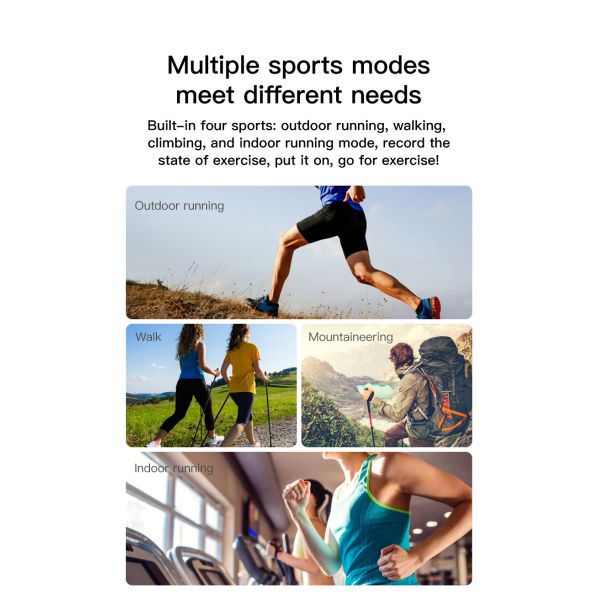 дозор T500+Plus на открытом воздухе спорта тарифа сердца Smartwatch 320*385 кровяного давления 1.75inch