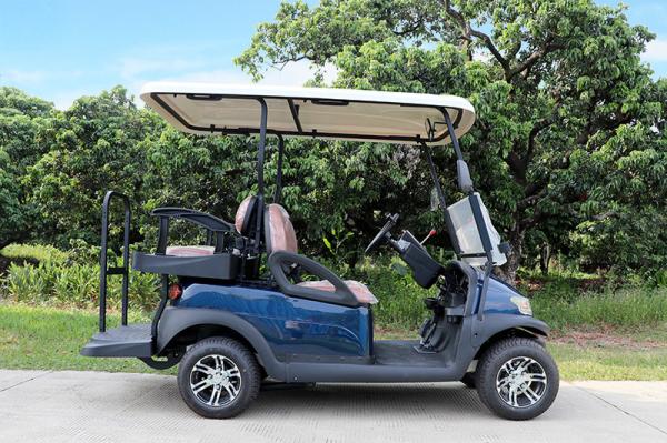 sièges arrière pliants chariot de golf électrique 4 sièges CE homologué