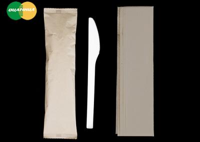 Disposable Plastic Knife Fork PLA Cornstarch Cutlery For Fast Food