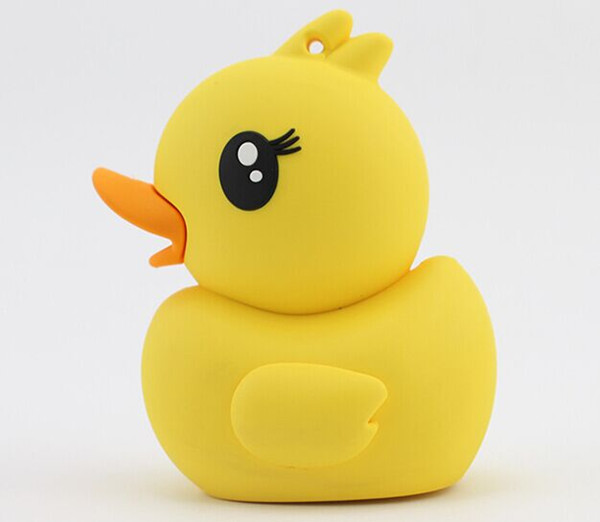 Резиновый Ducky желтый портативный банк силы губной помады, внешний заряжатель батареи 2600mAh
