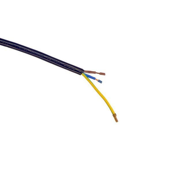 Oxygen Free Bared Stranded Copper Conductor 16A/250V VDE H05VV-F PVC Cable with EU Plug Power Cord