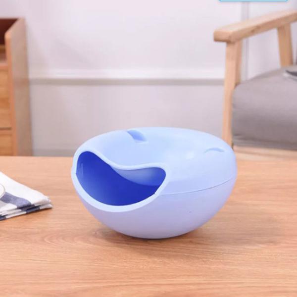 Sustainable Plastic Household Storage Container Pistachio Nut Bowl With Shell Holder