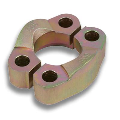 OEM Yellow Cast Iron Flange Zinc Plated Cast Steel Flange For Oil Pipe