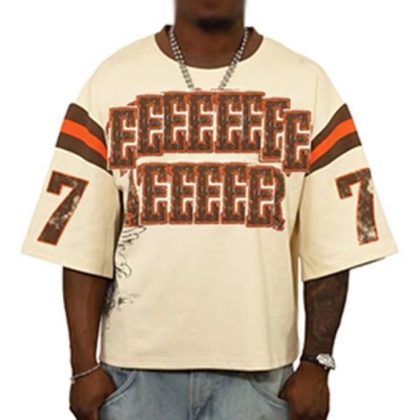 Fabricante de ropa OEM Jersey personalizado estilo Hip Hop impresión de gran tamaño camisetas con bolsas de deporte ropa pesada camiseta de caja para hombres