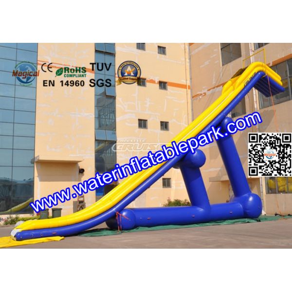 Giant Pool Slides Inflatable Water Games With PVC Tarpaulin
