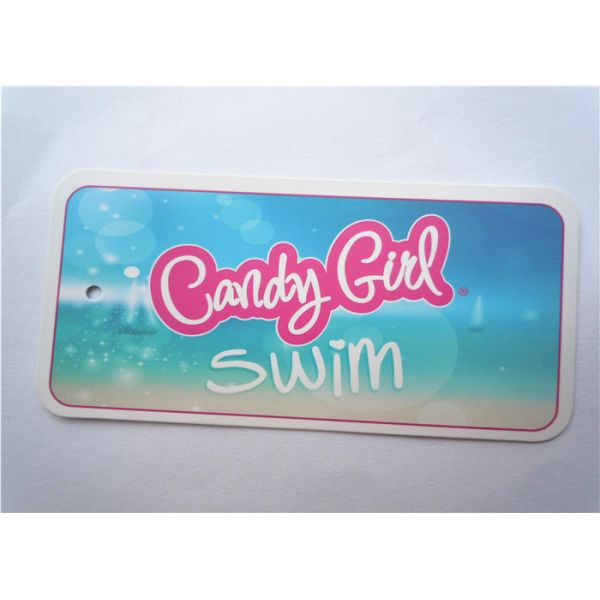 Белый вид одежды бирок/бумаги тавра одежды маркирует для одежды