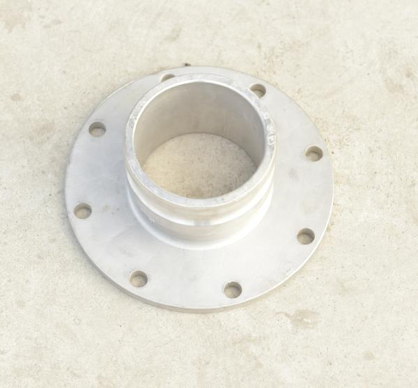 4 Inch Fuel Truck Quick Connectors Stainless Steel Round Male Flange for Smooth Connection