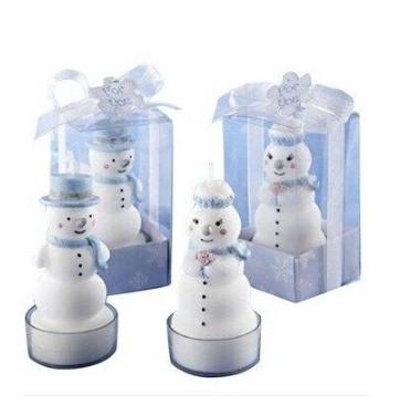 New creative promotion gift product wedding gift festival snowman party candle