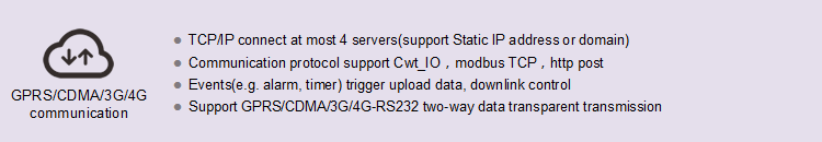 Web Clould Server 3G Celluar RTU GSM GPRS Controller