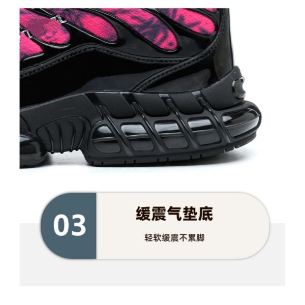 Zapatos de seguridad industriales de fibra microfibra volante de punto Unisex Zapatos de seguridad de unisexo Zapatos de trabajo con botón giratorio de suela de TPU