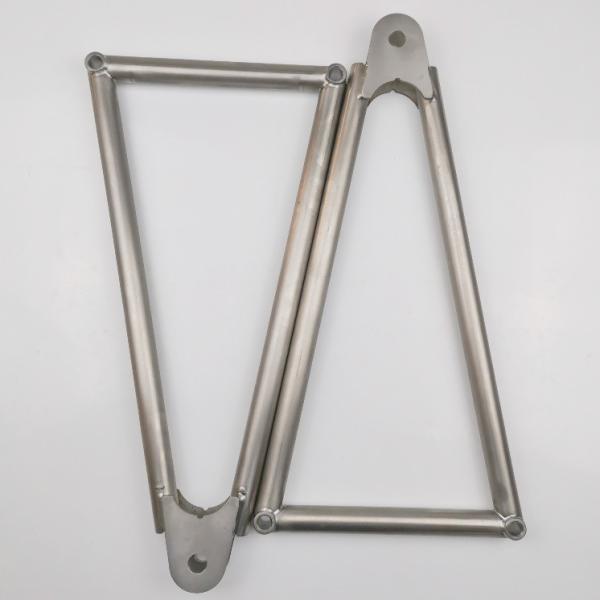 Escadaria Jacobs feita sob medida Titânio Natural 13 5/8 de comprimento 3 buracos 1 buraco para Universal Car Fitment Sprint Car Racing