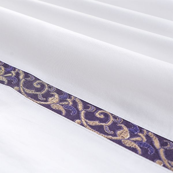 Grade A 2.0m Hotel Bedding Sets Knitted Duvet Cover