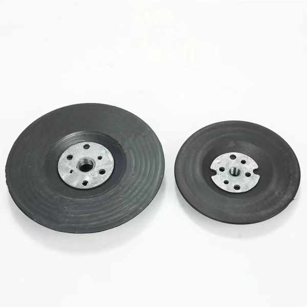 Angle Grinder 115mm Backing Pad with Rotary Resin Fiber Sanding Disc Sample Provided