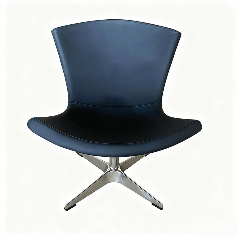 Modern Leather Lazy Lounge Recliner Swivel Chair Living Room Furniture for Bedroom Office Hotel Use