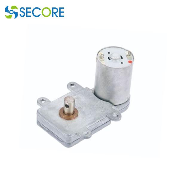 6V 12V Quadrado Flat Worm Gear Motor Gear Gear Lifting Motor Gear 0,3Nm Torque