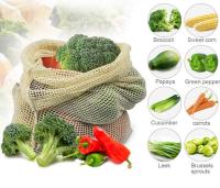 Logotipo reusável do OEM de Mesh Produce Bags With dos sacos de mantimento do algodão ISO9005