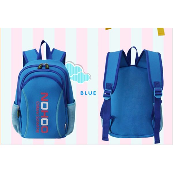 Blue Children School Backpacks Waterproof with Soft Neoprene