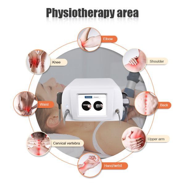 Машина физиотерапии ультразвука мышцы совмещает терапию ударной волны для облегчения боли