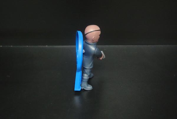 Cartoon Little Collectible Toys Nick Fury Toy Marvel Character 7 CM Height