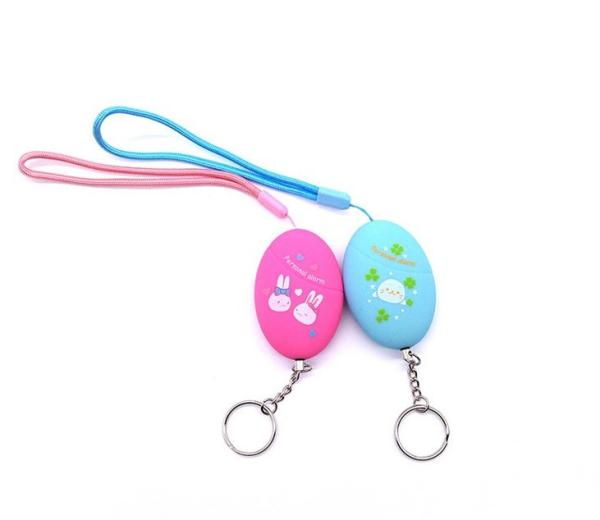 120db Personal Security Alarms 41g Self Defence Keychain Children