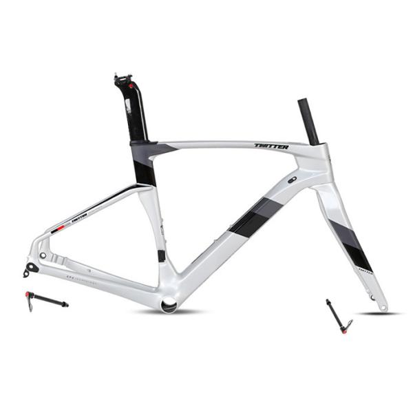 Altura do quadro 51cm da bicicleta do freio de disco 700C do CICLONE pro através do eixo