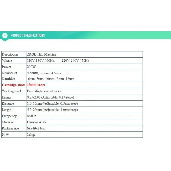New design Mini 3D Hifu machine for face lifting and body shaping