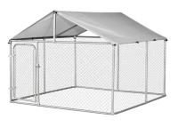 2x2x1.98m cour de chien chenil chaîne de liaison galvanisée cage de chien