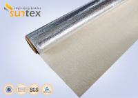 Matériaux d'isolation thermique à hautes températures de tissu de fibre de verre de papier d'aluminium