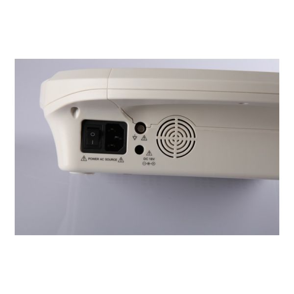 Portable metal ecg machine 12 lead electrocardiograph ecg machine with analyzer maker ecg machine