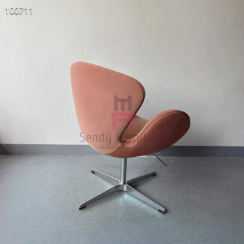Metal Restaurant Chair | Flower-Shaped Swivel Accent Chair