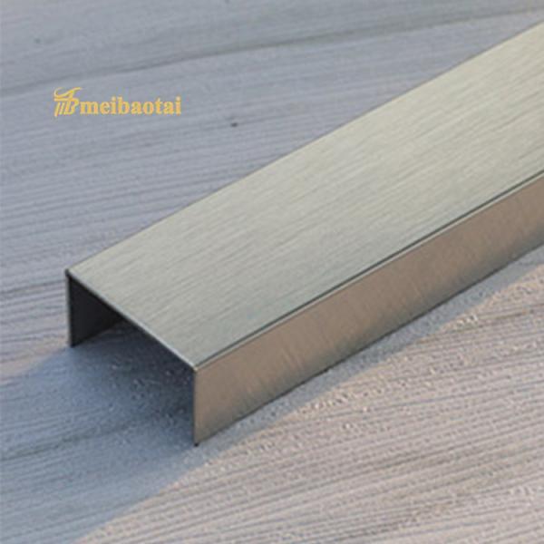 Guarnição de aço inoxidável 10mm da telha de ASTM, guarnição inoxidável 0.55mm do assoalho do projeto da linha fina