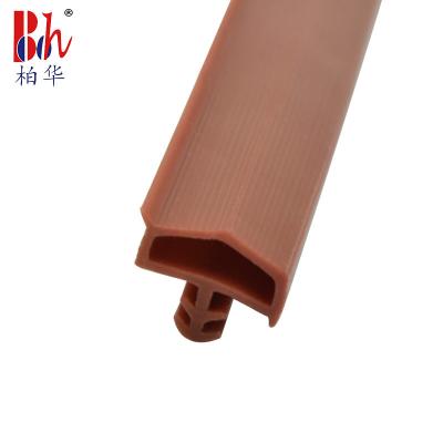Joints thermoplastiques d'élastomère de porte de bande en bois formés par toit de joint avec l'aileron 12x6mm