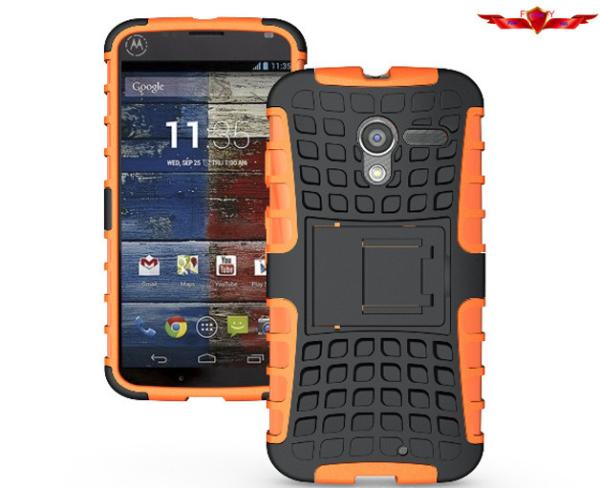 New Dirtproof/Shockproof MOTO Xphone PC+TPU+Silicone 2IN1 Protector Cases Multi Colors