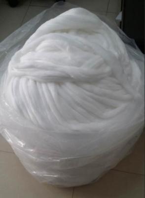 Disposable high absorbency cotton coil for making cotton ball