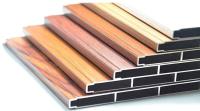 Profils en verre en bois de fenêtre d'aluminium T6 de glissement de grain