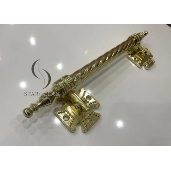 Gold Zinc Metal Coffin Handle Hardware, Coffin Accessories Set Wholesale ZH005A