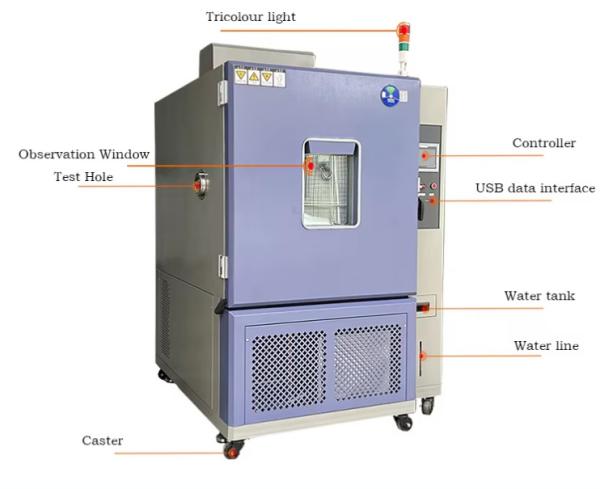 Machine d'essai de changement de température rapide de précision pour les essais environnementaux rigoureux