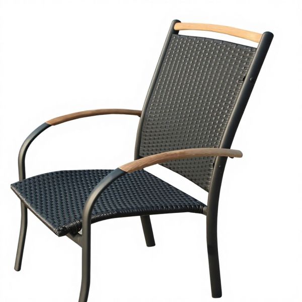 Luxury Aluminum Wicker Zhejiang Garden Set Outdoor Patio Furniture Outdoor Dining Waterproof Chair