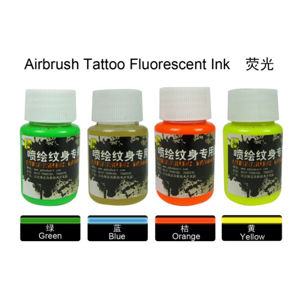 Чернила аксессуаров татуировки айрбруш дневные УЛЬТРАФИОЛЕТОВЫЕ для постоянного пигмента макияжа/татуировки