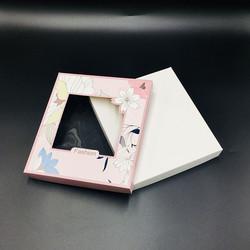 300gsm Coated Paper Cardboard Gift Packaging Box For Baby Socks Underwear Clothing