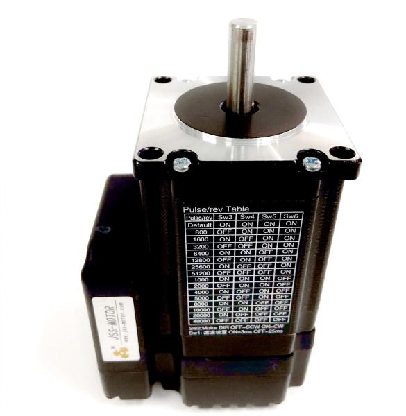 3 motor deslizante da máquina do Cnc do Nema 23 da linha central com codificador integrado 2.2NM 312oz. Em