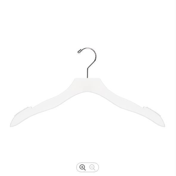 43cm Black Wooden Clothes Hangers Anti Slip Wooden Suit Coat Hangers