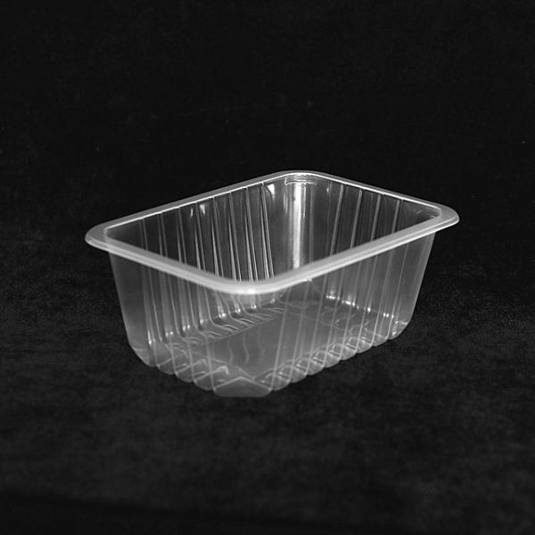 200 X 140 X 80MM Disposable Fast Food Containers Clear Disposable Fast Food Trays