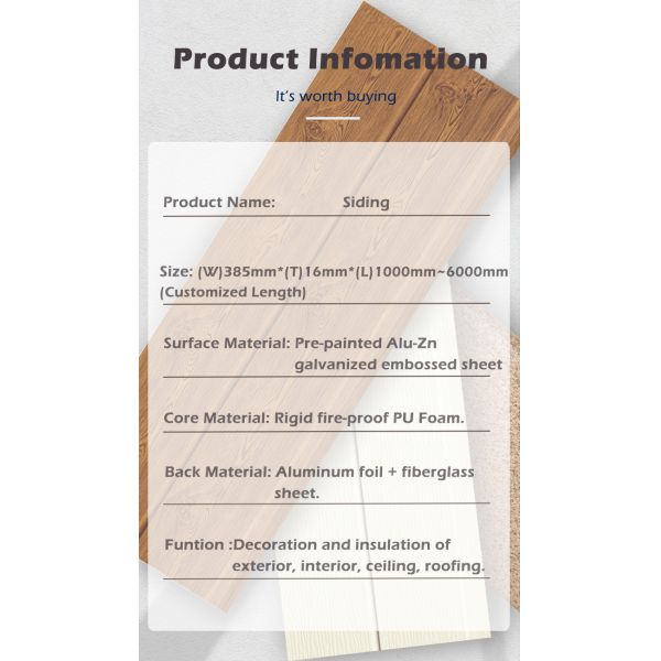 Алюминиевая фольга стекловолокно лист сэндвич пуф крышные стеновые панели для внешнего оформления